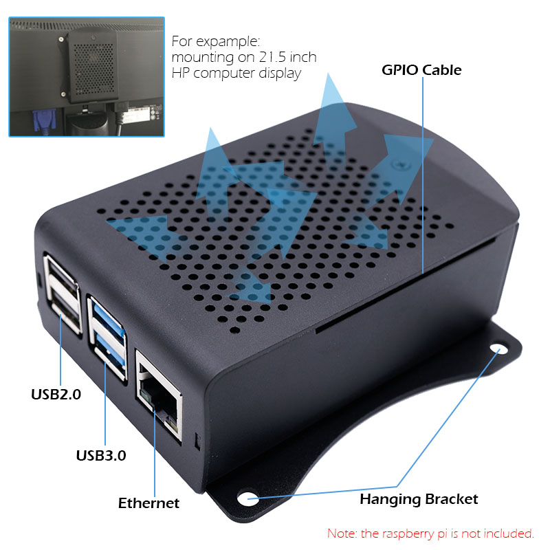 Caixa de alumínio Raspberry Pi - Argon One V3 M.2 Nvme Case avaliação e preço