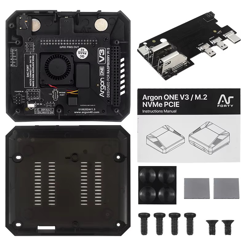 Case de Metal Argon ONE V3 par - Argon One V3 M.2 Nvme Case avaliação e preço